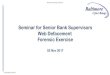 Seminar for Senior Bank Supervisors Web Defacement ...pubdocs.worldbank.org/en/157661511190538554/11... · Web Defacement Forensic Exercise 02 Nov 2017. World Bank 2 Nov 2017 Baltimore