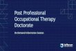 Post Professional Occupational Therapy Doctorate · Namrata Grampurohit, PhD, OTR/L Assistant Professor Education PhD, University of Washington, Seattle, WA ... • CV/Resume •