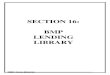 New SECTION 16: BMP LENDING LIBRARY · 2019. 8. 27. · 534 Presentation Book A 535 Presentation Book B 536 Presentation Book C 536.1 Level 1 - Storybook 1 536.2 Level 1 - Storybook