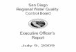 y,; - California State Water Resources Control Board · Executive Officer's Report July 9, 2009 . NOV No. R9-2009-0097 to City of Carlsbad, Calavera Dam Remedial Project . NOV No