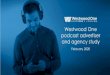 Westwood One podcast advertiser and agency study€¦ · Better attribution models to connect visitors and conversions to podcast media buys. Clickable engagement content during streams