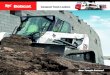 Compact Track Loade area, C-Pattern tracks also produce a smoother ride. Bobcat compact track loaders ride over the top of rough terrain, such as ruts or potholes, and improve ride