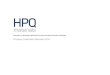 Company Presentation December 2015 - HPQ Materials · Company Presentation December 2015 Innovation in advanced materials for the solar and semi-conductor industries . 1 Important