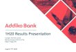 1H20 Results Presentation - Addiko Bank · 19.08.2020  · ADDIKO BANK AG AUGUST 19TH 2020 | 7 KEY HIGHLIGHTS 1H20 •Result after tax of €-12.2mn net loss (1H19: €+20.2mn) •Second