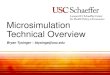 Microsimulation Technical Overview - OECD · Technical Overview Bryan Tysinger – ... Census forecasts Demographics of replenishing cohorts. Structure of an FEM cohort simulation