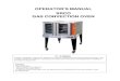 SRCO GAS CONVECTION OVEN - guaranteedparts.com · SRCO GAS CONVECTION OVEN ! WARNING Improper installation, adjustment, alteration, service or maintenance can cause property damage,