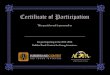 Certificate of Participation - University of Akron...Certificate of Participation ˜is special award is presented to for participating in the 2015-2016 Rubber Band Contest for Young