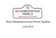 New West Neighbourhood Panel Update - East Cambridgeshire · 2018. 2. 21. · East Cambridgeshire District Council – Action Updates: Priorites Affect of EA works in area in general