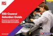 ESD Control Selection Guide - RS Components · 6 1 ESD PACKAGING, STORAGE AND STATIONERY Discover more at uk.rs-online.com All products comply with EN 61340-5-1 BAGS Brand Image Stock
