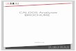 CALDOS Analyser BROCHURE - BHB · Three system housings are available: a 19" slide-in version for cabinet installation, a wall mounted housing and an explosion-protected design. And