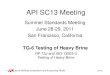 API SC13 Meeting Materials/… · TG # 6 API SC13 Meeting Summer Standards Meeting June 28-29, 2011 San Francisco, California RP-13J and ISO-13503-3 Testing of Heavy Brine TG-6 Testing