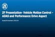 ZF Presentation- Vehicle Motion Control - ADAS and ... · ZF Presentation- Vehicle Motion Control - ADAS and Performance Drive Aspect Shanghai IAC Presentation | 2019-12-04. ... VMC