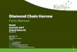 Diamond Chain Harrow - Kelly Engineering · 9 0801-PCH24MCA A Height Adjusting Chain Assembly 2 10 0802-DCTP-24 Disc Chain Tie Plate Link 24mm 2 0802-PCHB553 A 24mm Bolt Swivel Unit