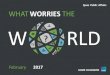 WHAT WORRIES THE W RLD - Ipsos · 2017. 3. 10. · Healthcare Education Terrorism Taxes Moral decline Immigration control Inflation Rise of extremism Maintaining social programmes