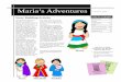 PATCHWORK DESIGNS, INC Maria’s Adventures · Maria’s Adventures . MARIA ’S ADVENTURES PAGE 3 When it is someone’s birthday, we all dress up and have a big celebra-tion. I