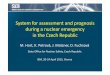 System for assessment and prognosis during a nuclear ......System for assessment and prognosis during a nuclear emergency in the Czech Republic M. Hort, K. Petrová, J. Matzner, D