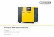 Screw Compressors - Compresseurs ADEC - Experts en air ... Series_… · through heat recovery Compressed air system investment Maintenance costs Energy costs Potential energy cost