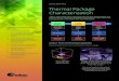 SERVICE SOLUTIONS Thermal Package Characterization Thermal Package Characterization Custom Thermal Solutions Amkor offers custom thermal solutions to optimize component level designs