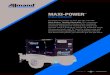 MAXI-POWER - Allmand Brothers, Inc. · Height Without Trailer MP25 – 55 in MP40 – 61 in MP45 – 61 in MP65-8E1 – 67 in MP150 – 84.6 in Trailer Height MP25 – 28 in MP40