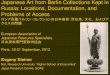 Japanese Art from Berlin Collections Kept in Russia ... · illustrated books of secondary importance, a catalog, 20 crates with drawings, big paintings on rolls, sculptures and drawings