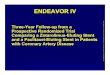 ENDEAVOR IV · ENDEAVOR IV – 3yr FU. Single . De NovoDe Novo . Native Coronary Lesion Vessel Diameter: 2.5–3.5 mm Lesion Length: ≤ 27 mm Pre-dilatation required 30d. 30d 6mo