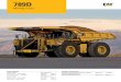 AEHQ6237-02, Cat 789D Mining Truck ... - Barloworld Equipment · Gross Power – SAE J1995 1566 kW 2,100 hp Rated Net Power – ISO 9249 1468 kW 1,969 hp Engine Model Cat® 3516B