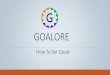 How To Set Goal - Goalore Inc