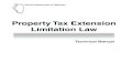Property Tax Extension Limitation Law Technical Manual...The Property Tax Extension Limitation Law, A Technical Manual Page 5 Table of Contents Sec. 18-214. Referenda on removal of