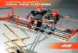 ELECTRIC SCISSORS aeRiaL woRk pLatfoRms€¦ · with compartments for tools such as a reciprocating saw, drill, circular saw, battery charger and six-inch by six-inch component boxes