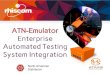 ATN-Emulator Enterprise Automated Testing System Integration...2019/01/23  · Gateway Remote Corporate Server Bank Authorizers / Simulators Automated Testing Platform Automated Test
