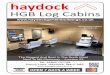 Log Cabins May 2018 including front and back covers Cabins 201… · haydock HGB Log Cabins OPEN 7 DAYS A WEEK MANUFACTURED IN THE UK The Biggest And Best In The North West Next To