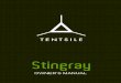 Stingray - The Stingray comprises of spacious triple hammock, suspended in tension above the ground