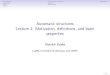 Automatic structures Lecture 1: Motivation, definitions ...eiche.theoinf.tu-ilmenau.de/person/kuske/public_html/ESSLLI10/lectu… · Lecture 1: Motivation, deﬁnitions, and basic