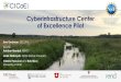 Cyberinfrastructure Center of Excellence Pilot · Cyberinfrastructure Center of Excellence Pilot Ewa Deelman, USC (PI) Co-PIs: Anirban Mandal, RENCI Jarek Nabrzyski, Notre Dame University