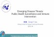 Emerging Disease Threats: Public Health Surveillance and ...regist2.virology-education.com/presentations/2019/2ICREID/06_Gao.pdf · other infectious diseases, Avian influenza, Ebola
