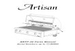 Artisan - Home - Alfresco Grills … · 5 290-0323 artisan bbq grid - 9.8125" wide 2 6 290-0324 artisan bbq grid - 13.8125" wide 1 7 290-0354 art-36 warming grid 1 8 290-0355 art