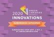 INNOVATIONS · PR/media campaigns to reposition the library’s community role Branding updates and extensions, including co-branded partnerships Using data to measure and demonstrate