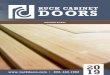 DRAWER BOXES - Ruck Cabinet Doors · CUSTOM DOVETAILED DRAWER BOXES DC STYLE CODE • All drawers will have a 7/16” lip (wing) on both front sides • Hand pull is 4”W and is