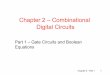 Chapter 2 – Combinational Digital Circuitsorssi/dersler/LD/Chap_02_P1.pdfChapter 2 - Part 1 3 Binary Logic and Gates Binary variables take on one of two values. Logical operators