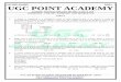 UGC POINT ACADEMY Page.1 UGC POINT ACADEMY - CSIR-UGC-NET LEADING INSTITUE FOR CSIR-JRF/NET, GATE &