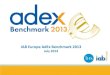 IAB Europe AdEx Benchmark 2013€¦ · IAB Europe AdEx Benchmark 2013 July 2014 . 2 ABOUT THE STUDY . 3 A meta-analysis of online ad spend in Europe ... • Hungary • Ireland •