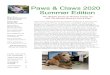 Paws & Claws 2020 Summer Edition · The Humane Society of Harrison County, Inc. and The Martino Home for Cats & Dogs Paws & Claws 2020 Summer Edition-1/2 years have met our house