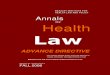 ANNALS OF HEALTH LAW ADVANCE DIRECTIVE THE ONLINE HEALTH POLICY AND LAW REVIEW OF LOYOLA UNIVERSITY CHICAGO SCHOOL OF LAW BRINGING YOU THE LATEST DEVELOPMENTS IN 