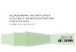 ALABAMA NONPOINT SOURCE MANAGEMENT PROGRAM · Environmental Protection Agency (EPA) management programs. Since 1990, the approved state NPS Alabama Department of Environmental Management
