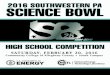 HIGH SCHOOL COMPETITION - SWPA Regional Science Bowlswpasciencebowl.com/pdf/2016HSProgram.pdf · Jump on the Brand Wagon Langan La Roche College Lakeview Golf Resort & Spa Lifeforce