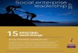EFFECTING social change - Unisa · 2018. 9. 11. · Social Entrepreneurs who would like to improve the management of their social enterprises. Working individuals who are in charge