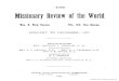 MI~~ionary R~vi~w of th~ World · 2020. 5. 10. · the mi~~ionary r~vi~w of th~ world yolo 1. new seriei vol. ii. old series january to december, 1897 editor·in·chief rev. arthur