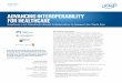 AdvAncing interoperAbility for HeAltHcAre · connectivity across Greenway PrimeSUITE* and three separate instances ... with the goals set out by HHS Secretary Sylvia M. Burwell to