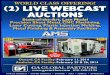 WORLDCLASSOFFERING! 2 LIVE WEBCAST AUCTIONS(2) LIVE WEBCAST AUCTIONS WORLDCLASSOFFERING! 818-340-3134 AUCTION #1: OXNARD FACILITY 1400StathamParkwayOxnard,CA93033 Inspection:Monday,Feb.10,10