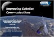Advanced Propulsion, Power, & Comm. Improving CubeSat …mstl.atl.calpoly.edu/~workshop/archive/2013/Spring/Day 1... · 2016. 3. 16. · Advanced Propulsion, Power, & Comm. for Space,